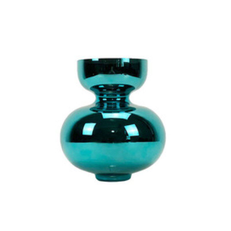 玻璃花器工艺品摆设葫芦花器创意家居样板房间客厅软装饰花瓶摆件