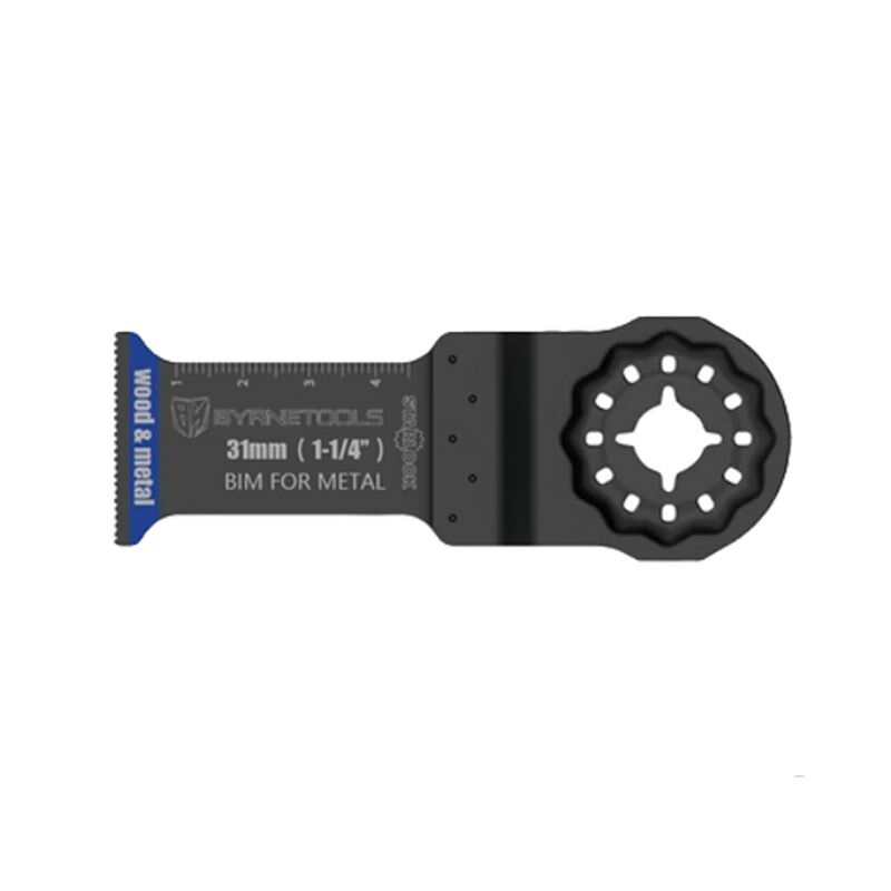 拜恩工具万用宝锯片快拆圆口木工切割开槽通用型双金属振动刀片