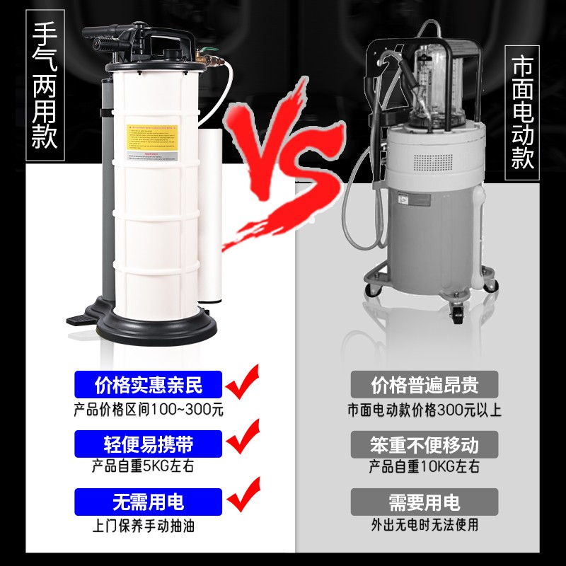 汽车手动抽油机摩托变速箱发动机刹车油废油气动维修保养更换工具