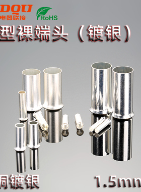 EN1506,1507,1508,1510,1512管型裸端头冷压接线端子线头卡扣线耳