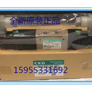 气动元件日本CKD电磁阀4KA230-06-M1L-220V全新原装现货出售