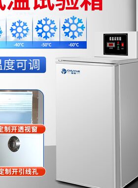 楚悦DW-40度-60低温试验箱高低温实验室冰箱保存箱工业冰柜冷冻箱