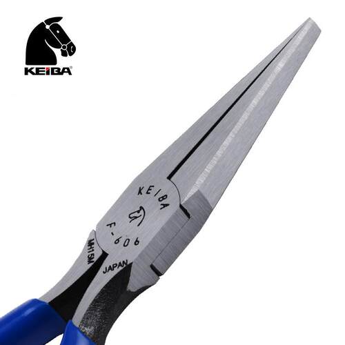 KEIA0 马牌日本马牌原进口 电子尖B咀钳 方扁型无牙尖装咀钳6英寸
