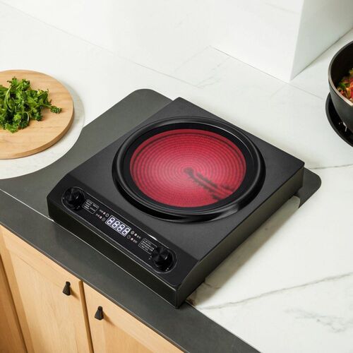 新4500钛晶电陶炉家用s4500瓦大功率爆炒电磁炉火锅炒菜猛火凹面