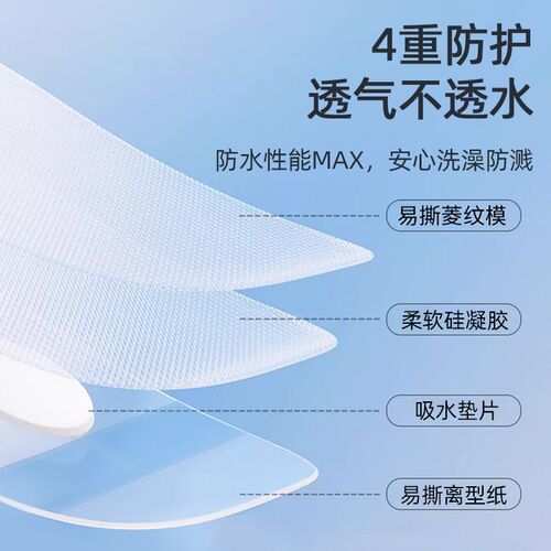 好伊贝宝宝洗头神器婴儿洗澡护耳贴防水耳贴新生耳朵防水贴