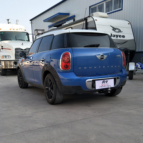 适用于迷你mini countryman coopers拖车杠防撞后杠露营拖挂牵引