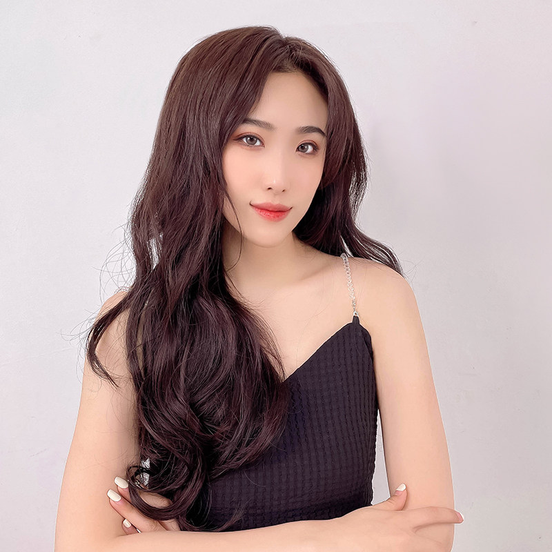 真发发片假发片女长卷发大波浪无痕接发隐形蓬松V型一片式卷发片