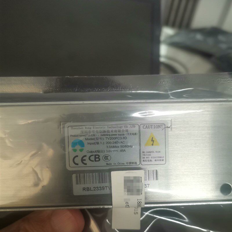 全新荣电TV200PC3.8D开关电源3.8V45A显示屏电源输出铜柱