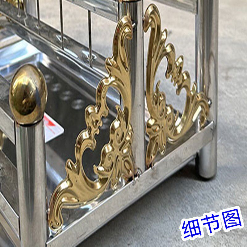 304不锈钢插蜡烛架子针款式带托盘蜡烛台放蜡烛底座可定制款桌面