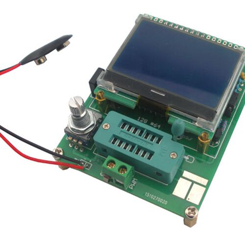 图形版晶体管测试仪套件 LCR二三极管 ESR PWM 方波信号 DIY散件