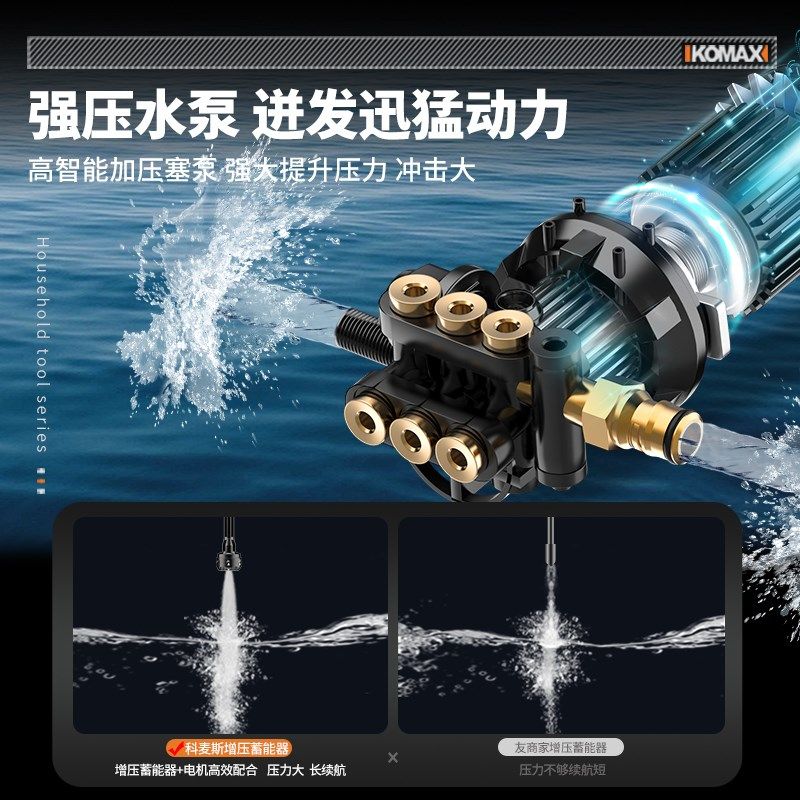 无线洗车机高压水枪洗神器家用车用充电抢大功率锂电池强力压水抢