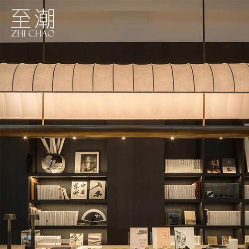 咖啡厅吊灯服装店饭店酒吧清吧2023新款创意个性长条餐厅吧台灯具