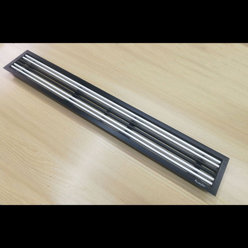 极简线形格栅中央空调出风口加长定制窄边框检修口线性百叶回风口