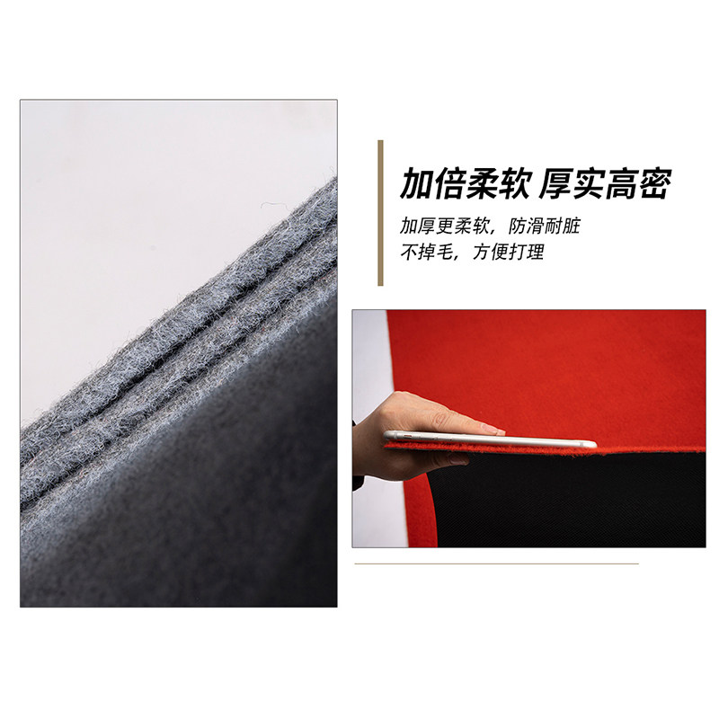 大红地毯加厚红地毯婚庆地毯活动长期用红地毯拉绒带黑胶底红地毯