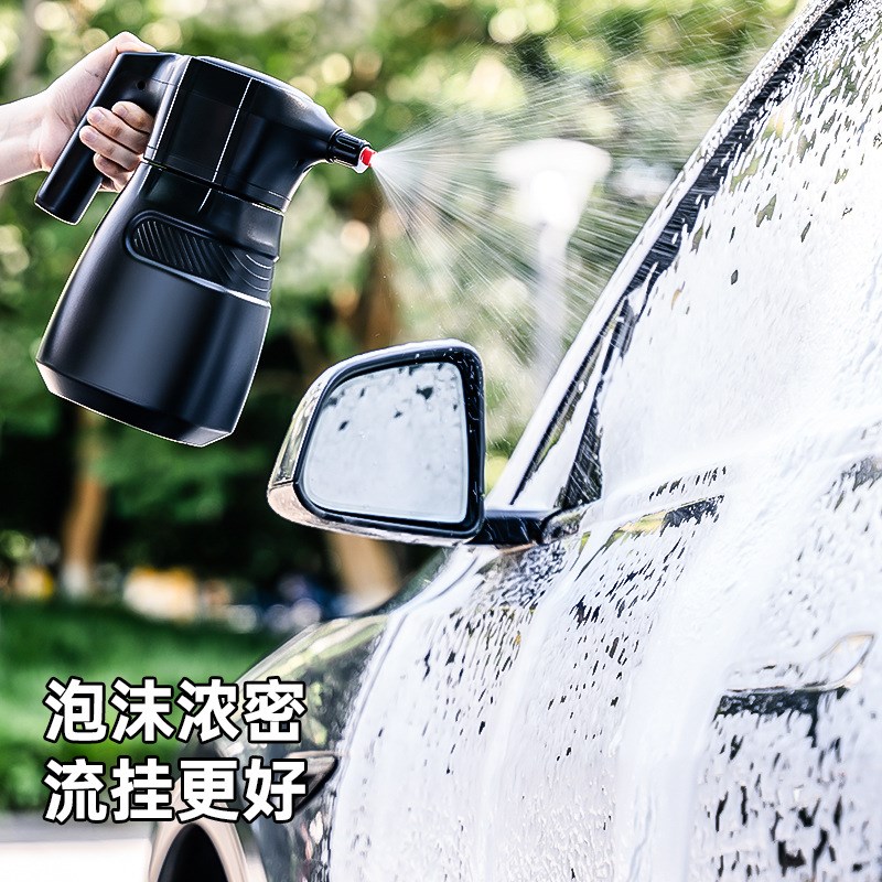 洗车电动泡沫喷壶充电加压pa壶气压式洗车液专用水枪气动洗车