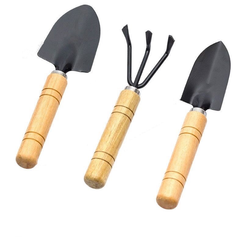 盆栽小铲子种花养花园艺工具种植多肉工具套装迷你三件套家用铁铲