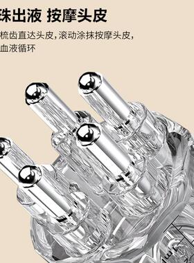 头皮上药器米诺生发育发精华导入防脱发按摩滚珠地尔头部抹药神器