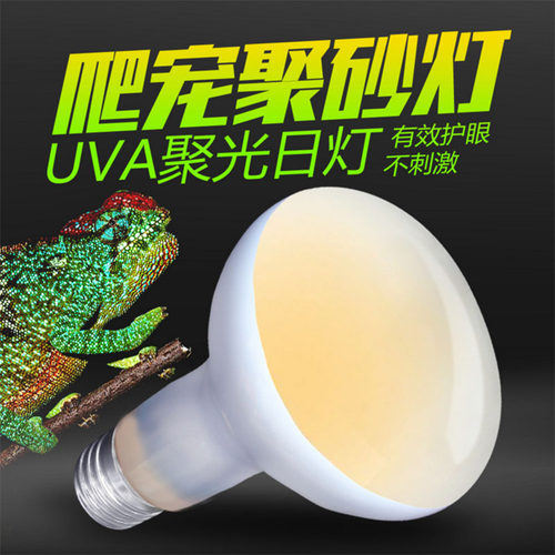 宠物沙漠雨林加热日夜灯爬虫蜥蜴刺猬陆龟乌龟全光谱爬宠UVA保温