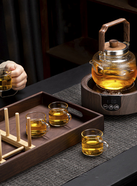 玻璃煮茶壶2025新款煮茶器煮茶炉养生壶多功能家用小型白茶煎药壶
