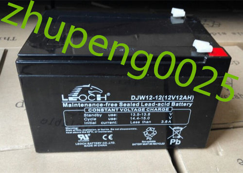 LEOCH DJW12-12 12V12AH 蓄电池 门禁设备专用电瓶 UPS电源电池