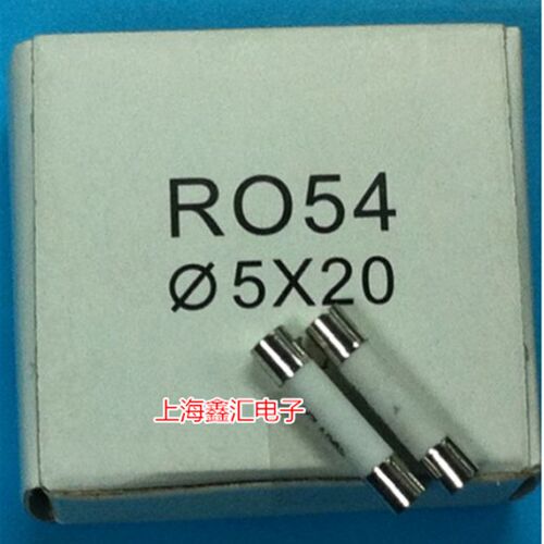 陶瓷保险丝管 熔断器熔芯 RO54 R054 520mm 10A 250V 100只/盒