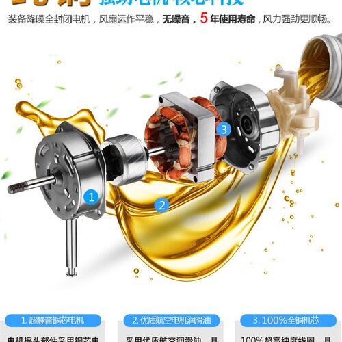 恒地牌ZC1602FS-40电风扇电机落地扇马达静音大功率220V/60W