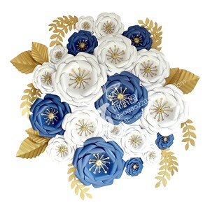 包邮百饰乐园橱窗展示婚礼背景装饰舞台道具Z076大型纸花20朵组合