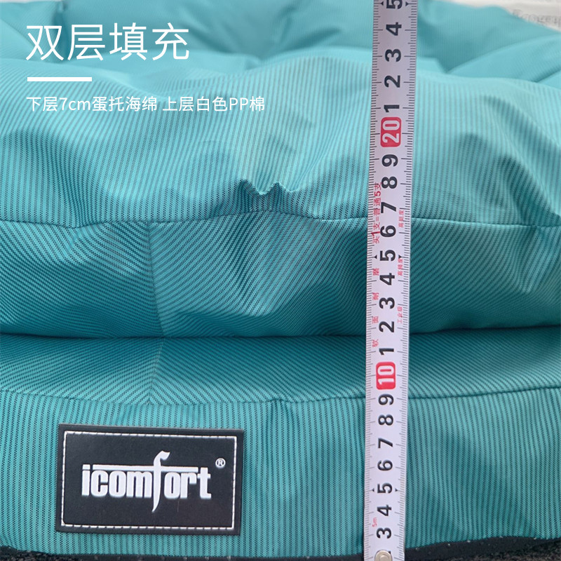 狗垫子夏季防水牛津布可拆金毛中大型犬海绵狗床四季通用狗狗睡垫
