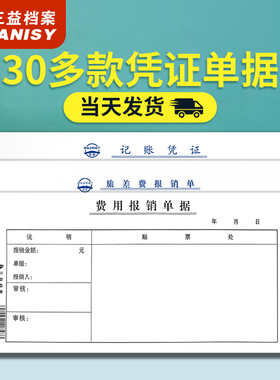 三益档案10本会计手工账目凭证 现金收支收付款记账 借支借款单