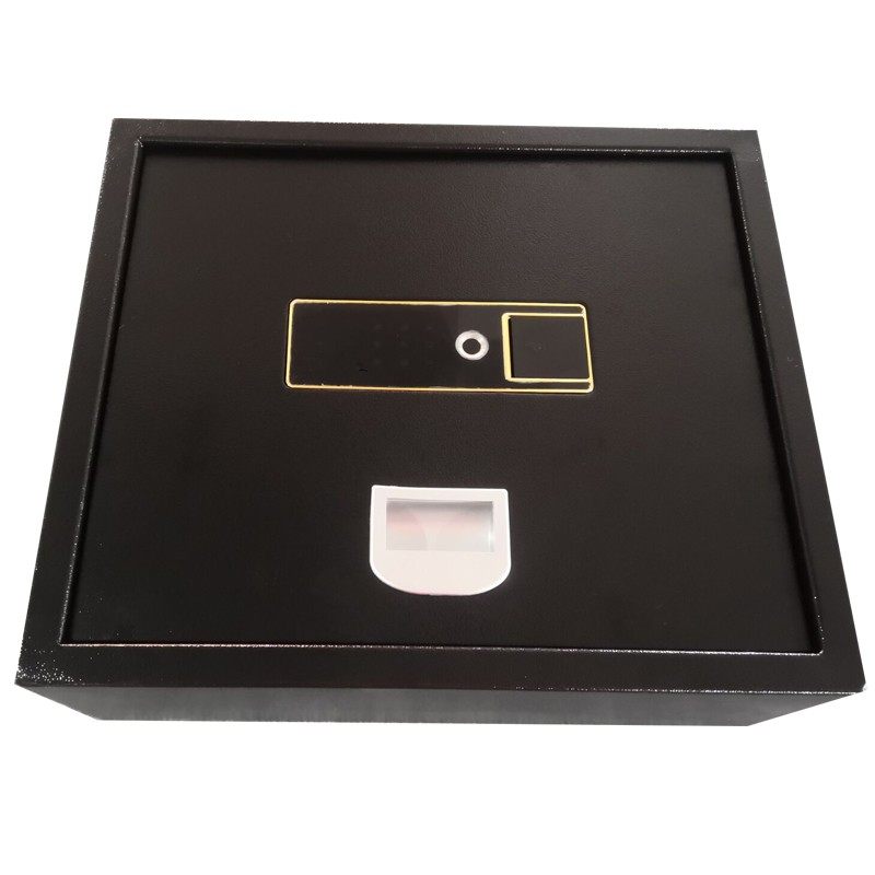 智能上翻保险箱抽屉式隐形保险柜家用小型全钢嵌入式车载密码箱