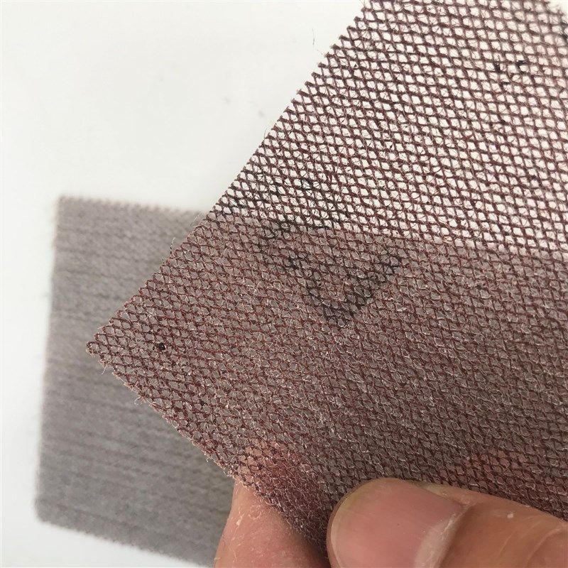 长方形干磨砂纸网格砂汽车钣金腻子打磨抛光植绒吸尘砂皮70*198mm