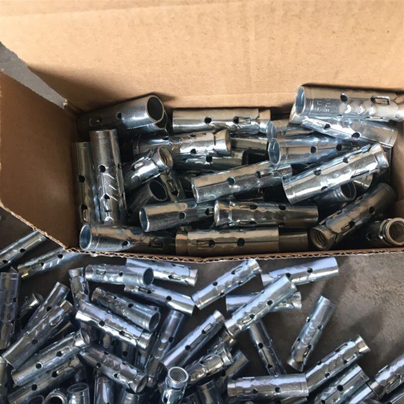 包邮镀锌一体式拉爆鱼鳞拉爆连体膨胀吊顶螺丝 M6M8 鱼鳞壁虎内爆
