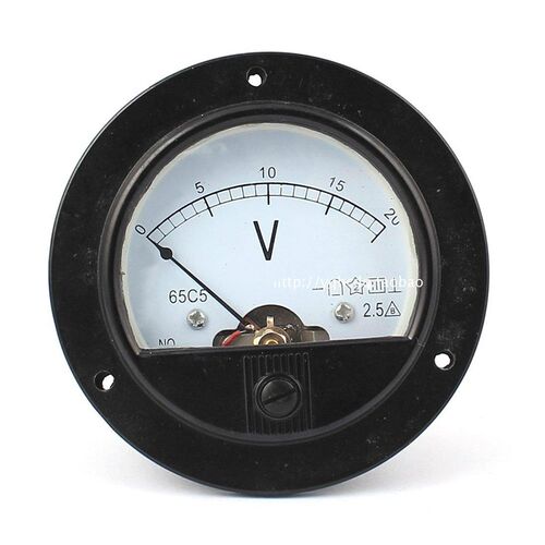直流电压表65C5-50V/100V 圆形直流电压表65C5-20V/30V/150V