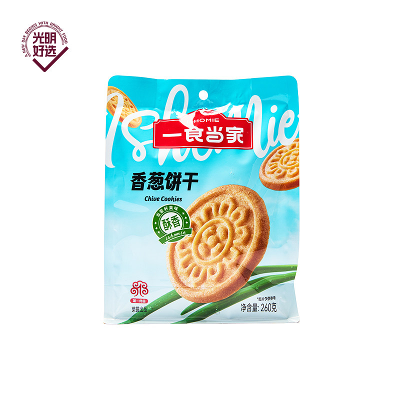 一食当家香葱饼干260g