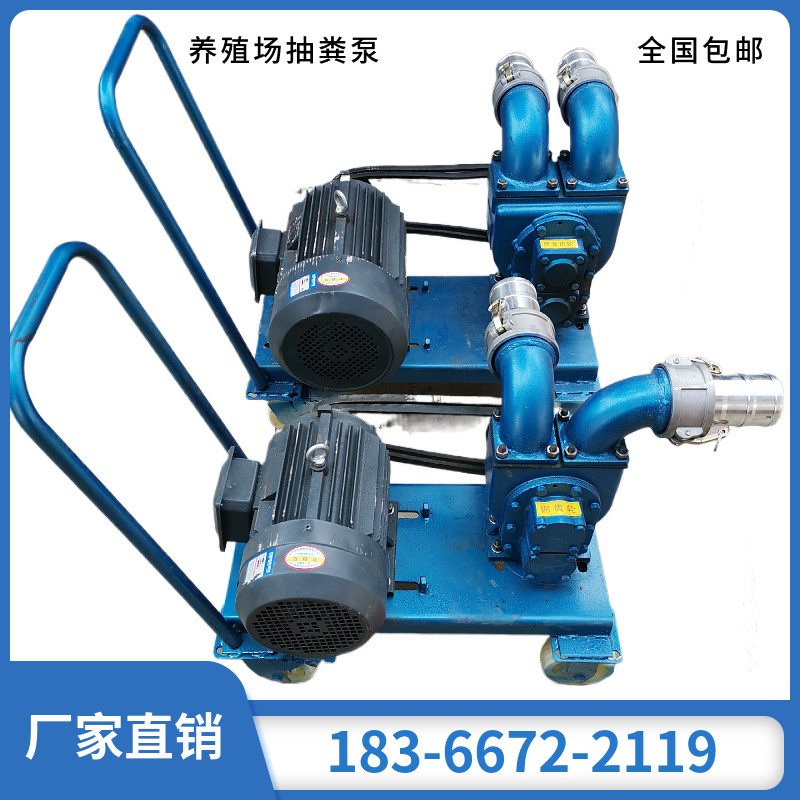 吸粪泵养殖场专用抽粪泵抽鸡粪鸭粪猪粪化粪池污水厂排污吸污泵