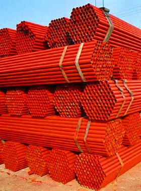 工地架子管建筑脚手架钢管48架子管钢管建筑用1.5寸焊管刷漆 定尺