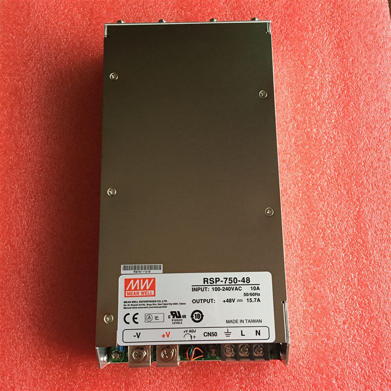 台湾明纬PFC超薄可调电压电源 RSP-750-48 750W 48V15.7A全新原装