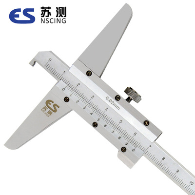 苏测游标深度尺单钩双钩卡尺游标卡尺高精度深度尺卡尺不锈钢卡尺