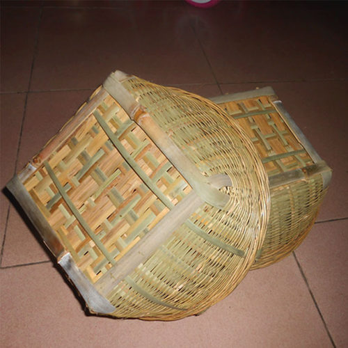 新桥竹编农家手工编织小竹箩盛装鸡蛋箩筐杂物收纳箩子小号竹箩筐