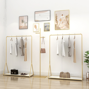 服装店衣架展示架婚纱架男女衣服落地挂衣中岛架正侧挂热销蒂兰雅