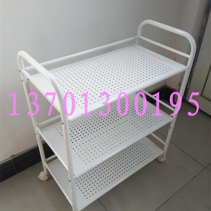 不锈钢餐车微波炉架烤箱架收纳架火锅店菜架厨房置物架三层送餐架
