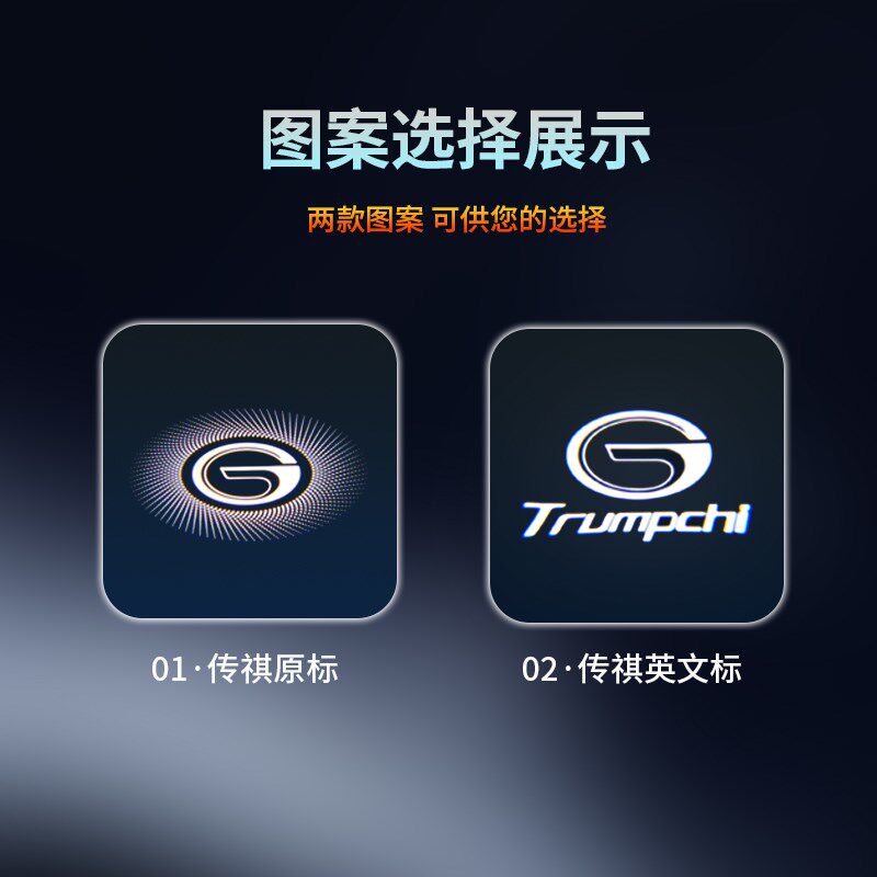 广汽传祺GS7GS8迎宾灯改装饰照地车门投影氛围内饰灯汽车用品配件