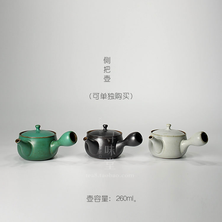 优质粗陶煮茶壶暖茶炉 官窑窑变釉酒精炉温茶煮茶器 仿古茶道茶具