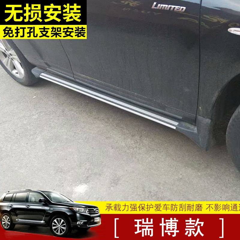 适用于09 1f0 11 12 13 14 15 16 17 18 19 20款汉兰达脚踏板迎宾