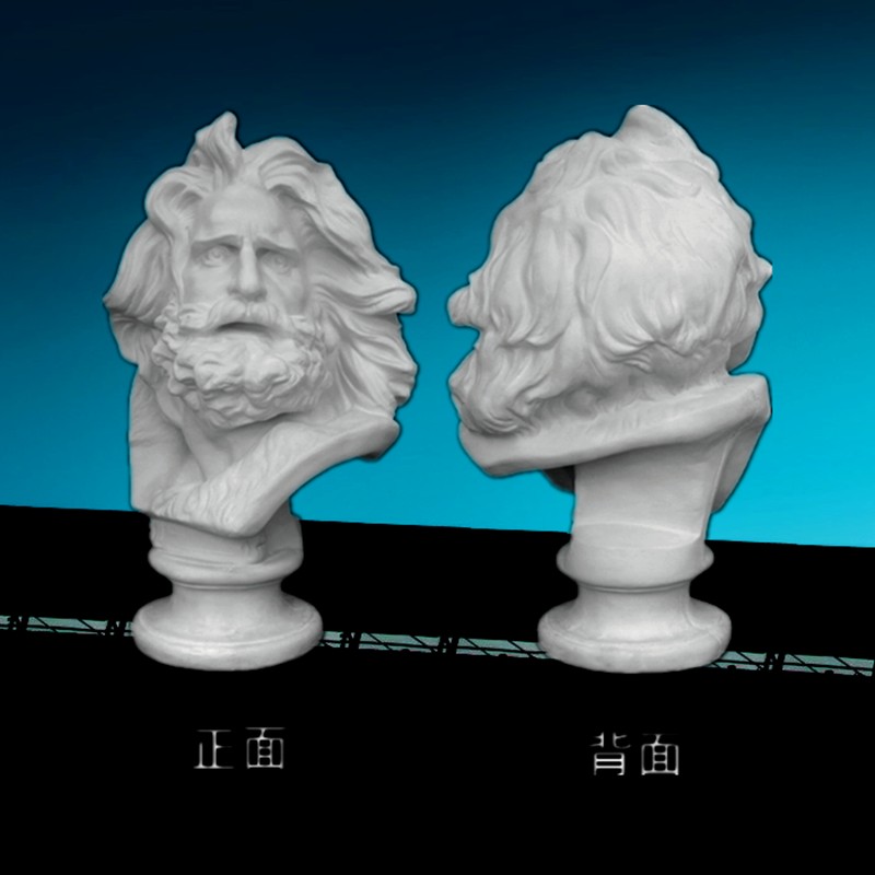 包邮马赛石膏头像美术素描绘画教具模型摄影摆件道具人物雕塑装饰