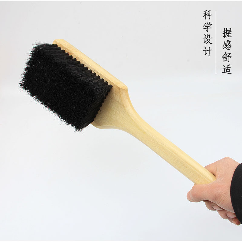 竹柄拓片打刷西安碑林拓碑专用打刷工具精品大中小号猪鬃毛刷木柄