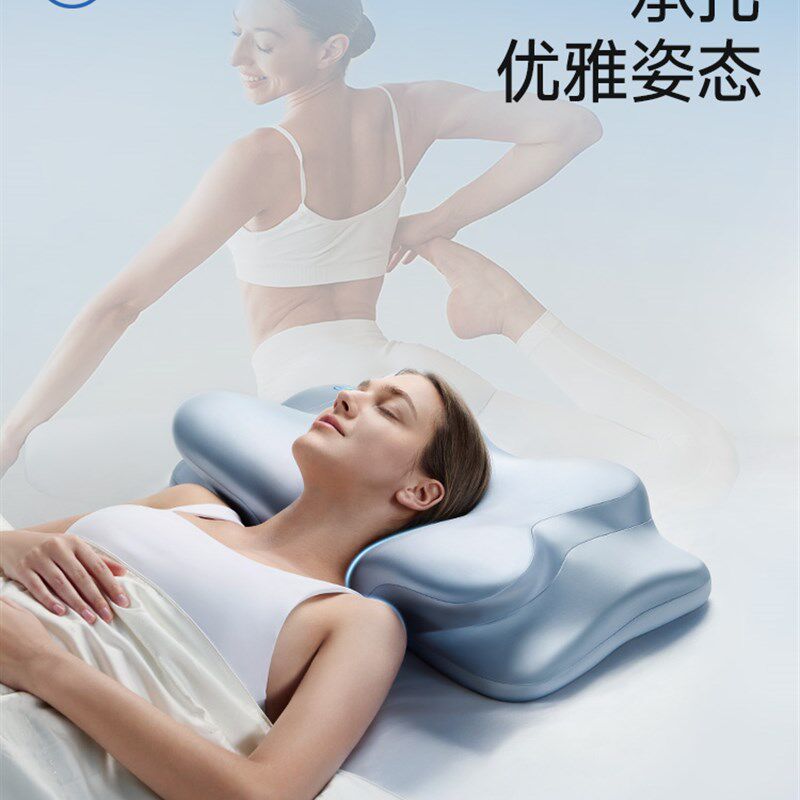 拜尔体态教练枕头护颈椎助睡眠深睡释压护颈枕女生睡觉侧睡枕送礼