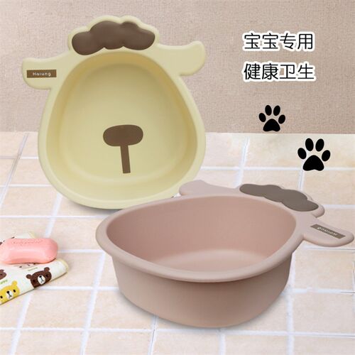 焕龙绣川塑料脸盆加厚婴儿家用卡通衣服盆学生宿舍洗脸盆子洗脚盆