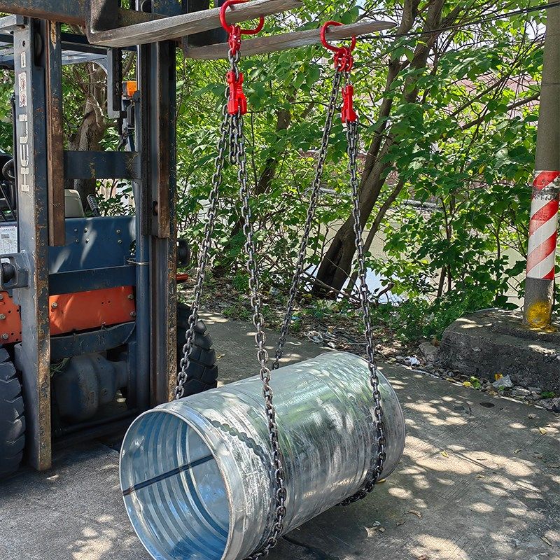 卸钢筋专用链条吊具兜底吊链捆绑链条钢筋底链链条调节器锰钢链条