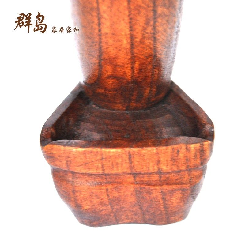 包邮巴厘岛特产个性创意大号烟灰缸时尚实木雕摆件客厅家用装饰品